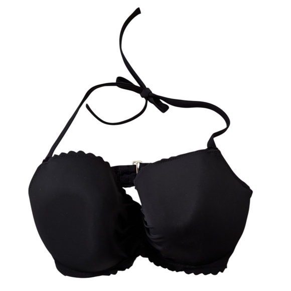Victoria’s Secret | Black halter style padded bikini top - Picture 1 of 9